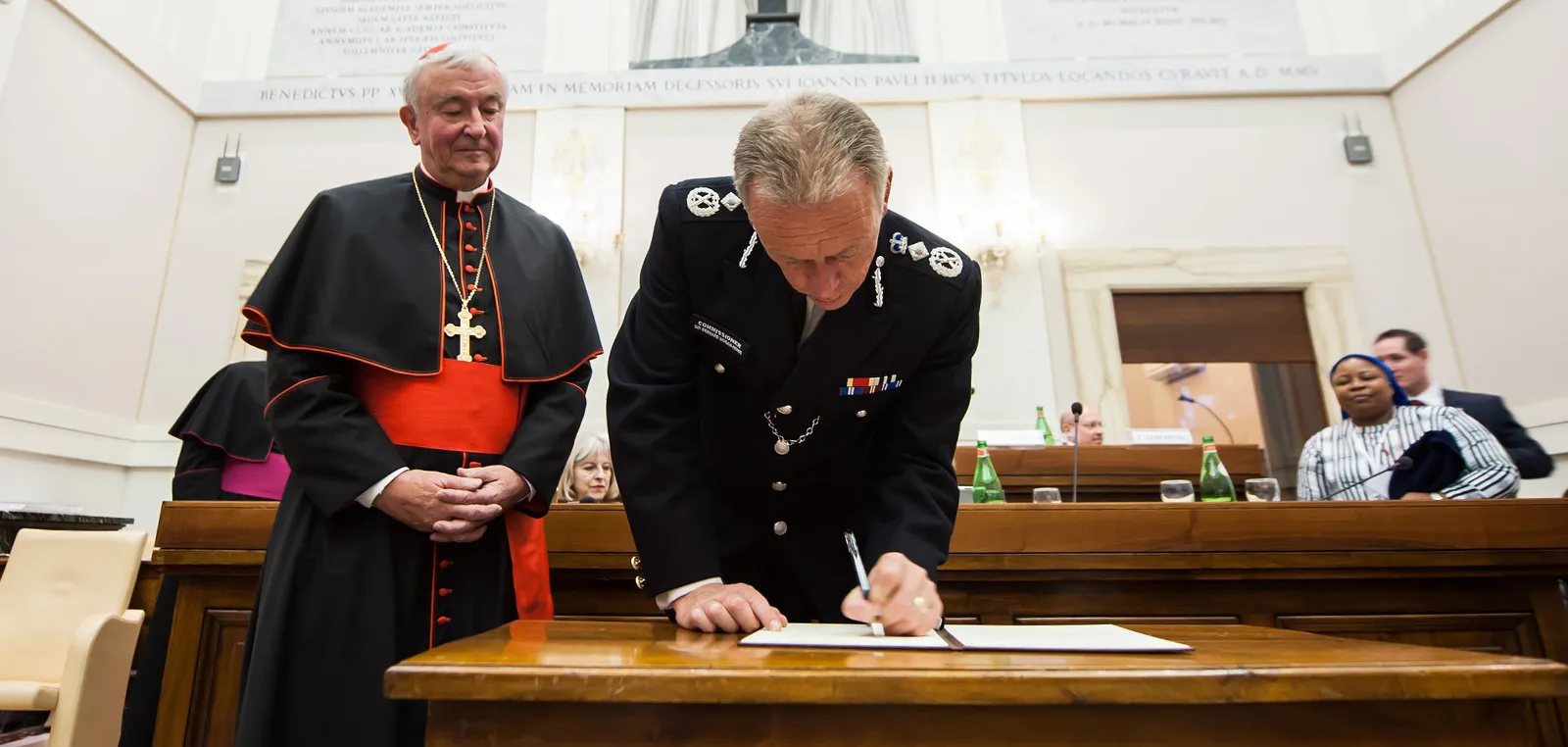 Signing of the Human Trafficking Agreement Santa Marta Commitment